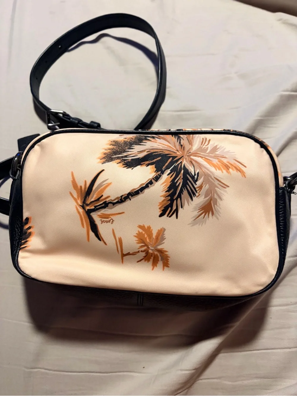Coach Court Palm-Print Crossbody